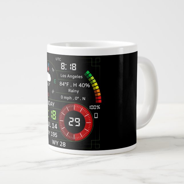 Tech Lead Master Interface Design Mug (Front Right)