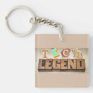 Tech Legend for Programmers & Problem Solvers Key Ring