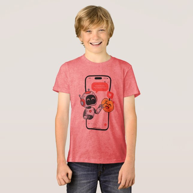 Tech Love Chats Tri-Blend Shirt (Front Full)