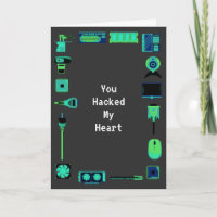 Tech Love Valentine's Day Card