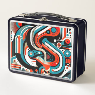 Tech metal lunch box
