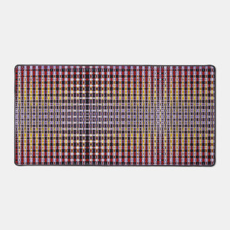 Tech Pattern Artistic Design Desk Mat