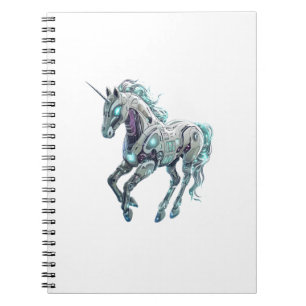 Tech Robot Unicorn Notebook