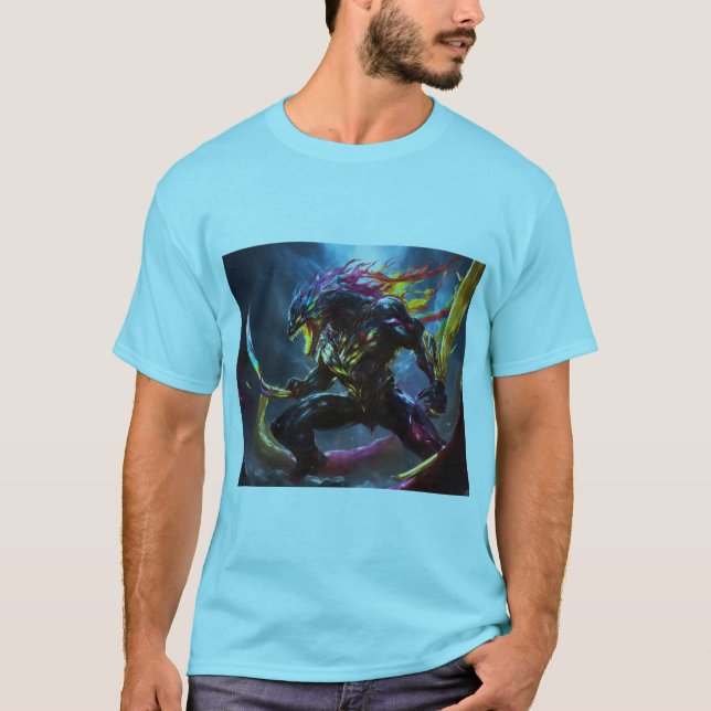 Tech Seraph: Where Digital Warriors Unite T-Shirt (Front)