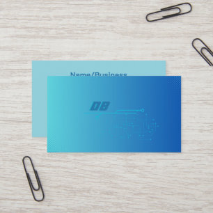 Tech Style  Business Card
