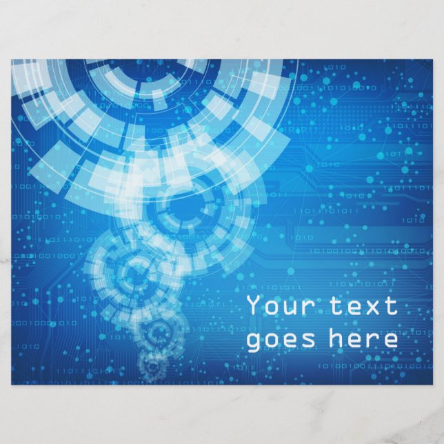 tech style flyer (Front)