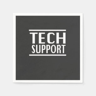 Tech Support Doge Goverment Trump Humour Napkin