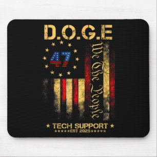 Tech Support Elon Doge  Mouse Pad