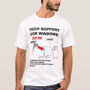Tech Support for Windows T-Shirt
