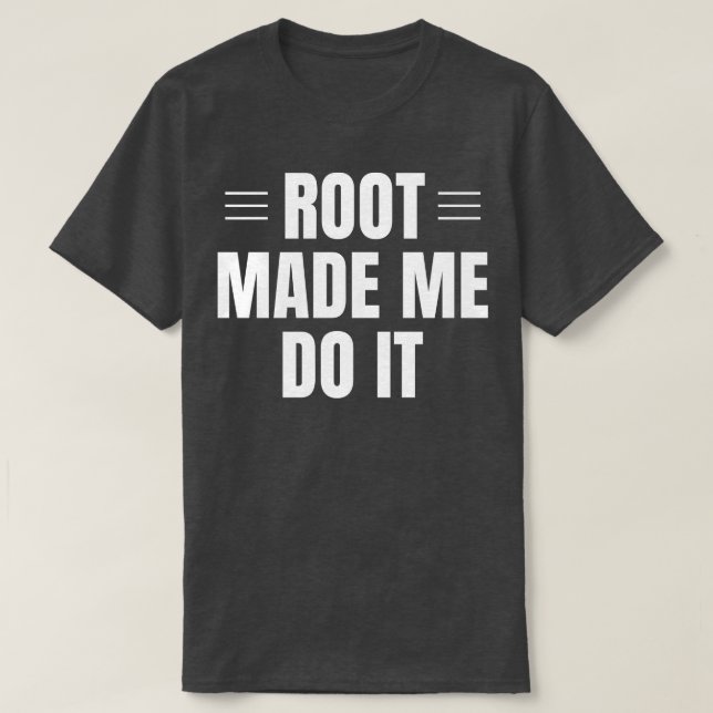 Tech Support IT Computer Nerd Funny Root Linux for T-Shirt (Design Front)