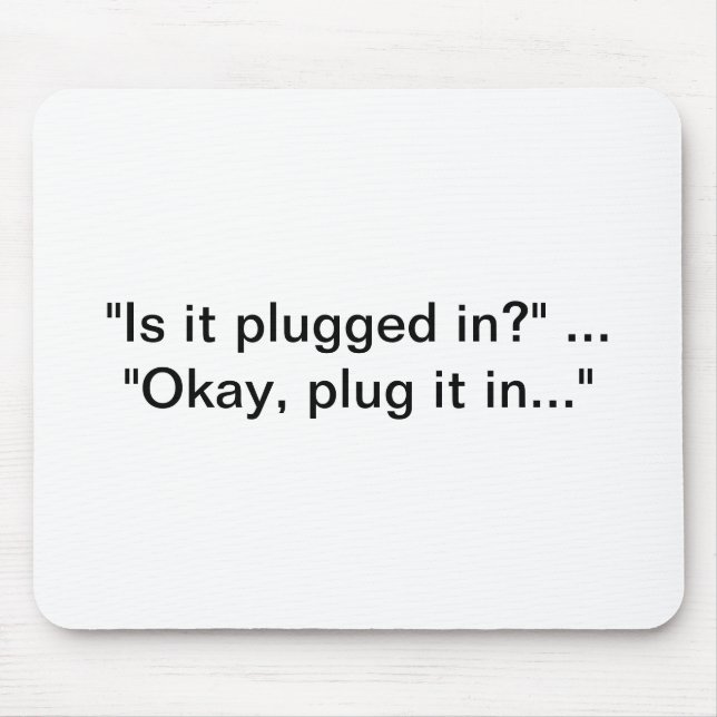 Tech Support / IT Mousepad (Front)