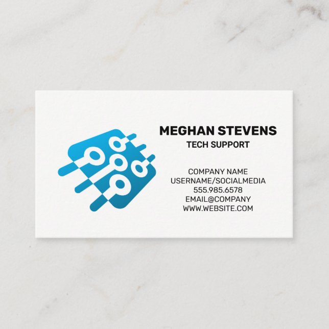 Tech Support | Microchips Appointment Card (Front)