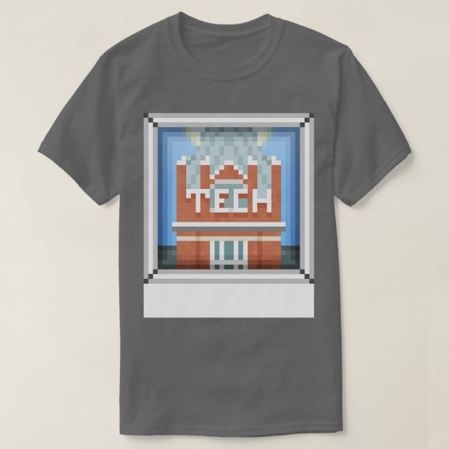 Tech Tower WHITE BORDER TShirt (Design Front)