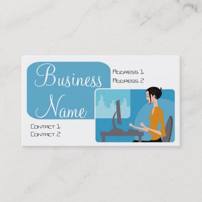 Techie Diva Business Cards (Front)