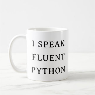 Techie Python Mug – I Speak Fluent Python Gift