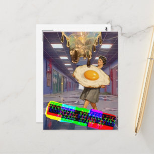 Techincal Difficulties Please Stand By Collage Postcard