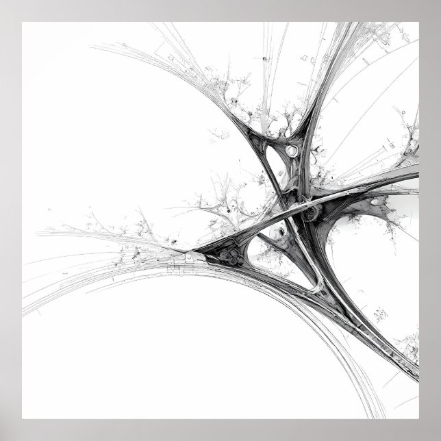 Technical Design: Architectonic Fractal Vine  Poster (Front)