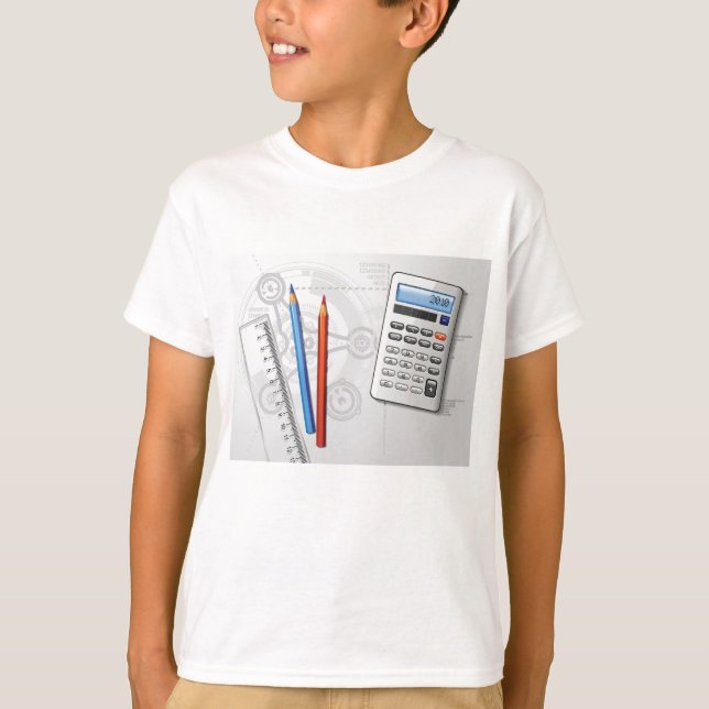 Technical Drawing Office Supplies T-Shirt (Front)