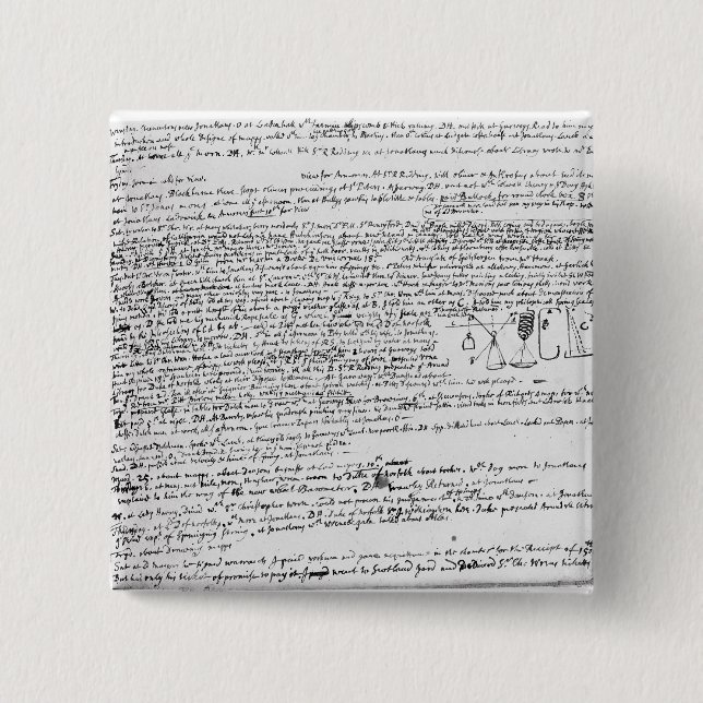 Technical drawings 15 cm square badge (Front)