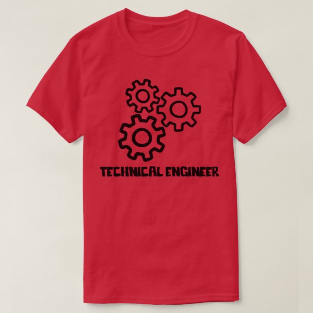Technical Engineer T-Shirt (Design Front)