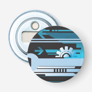 Technical halftone background 3 bottle opener