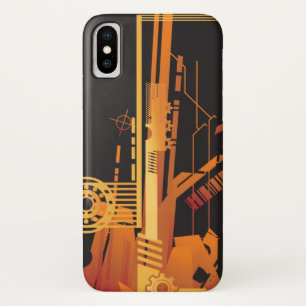 Technical halftone background 6 Case-Mate iPhone case