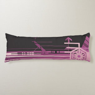 Technical halftone pattern body cushion