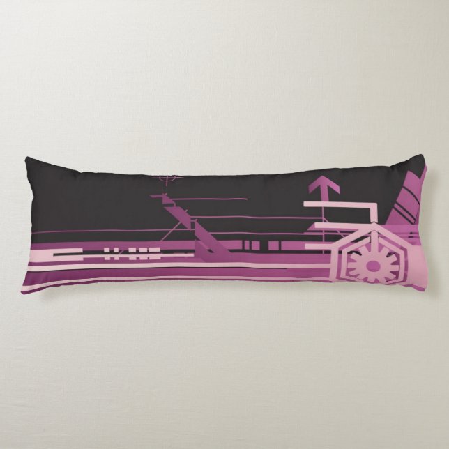 Technical halftone pattern body cushion (Front)