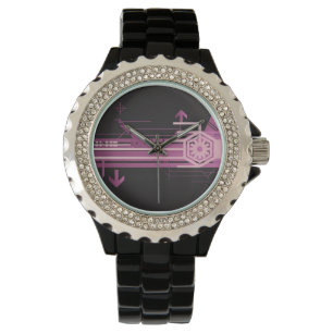 Technical halftone pattern watch