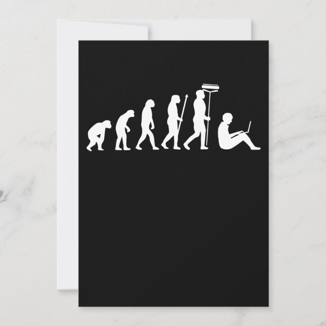 Technical Support Evolution Computer IT Programmer Thank You Card (Front)