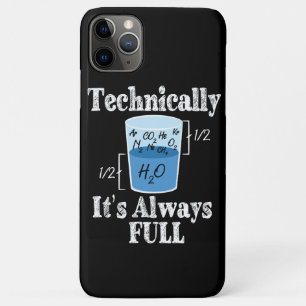 Technically It's Alway Full Funny Science Case-Mate iPhone Case