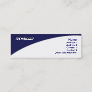 Technician Business Card