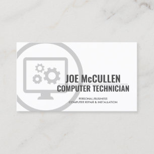 Technician Computer Repair Business Card