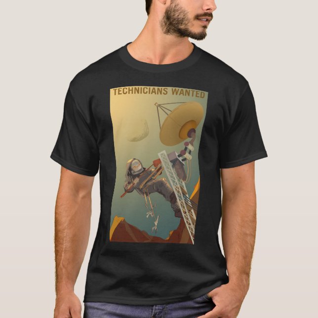 Technicians Wanted Terraform Mars T-Shirt (Front)