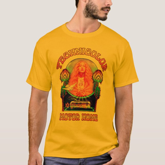 Technicolor Motor Home Band Mens Tee (Front)