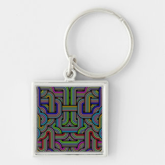 Technicolor Trails Key Ring