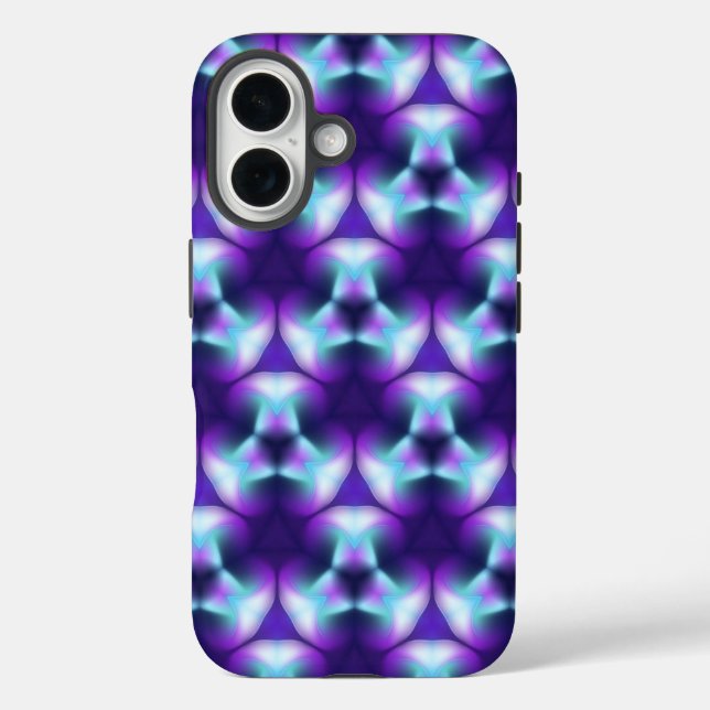 Techno Blue  Case-Mate iPhone Case (Back)