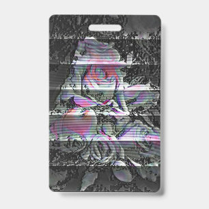 Techno Bouquet  Badge ID Badge