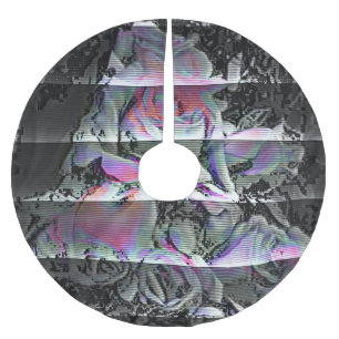 Techno Bouquet Brushed Polyester Tree Skirt