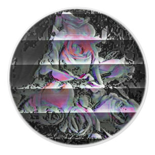 Techno Bouquet  Ceramic Knob