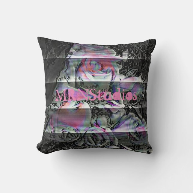Techno Bouquet  Cushion (Front)