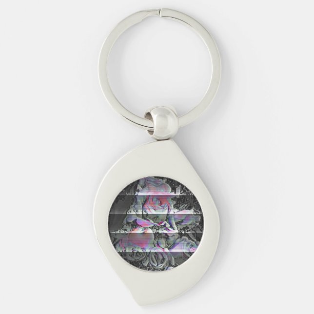 Techno Bouquet  Key Ring (Front)