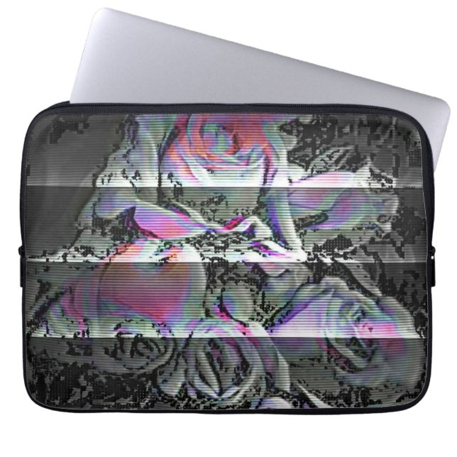 Techno Bouquet  Laptop Sleeve (Front)