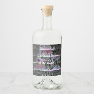 Techno Bouquet      Liquor Bottle Label
