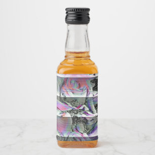 Techno Bouquet    Liquor Bottle Label