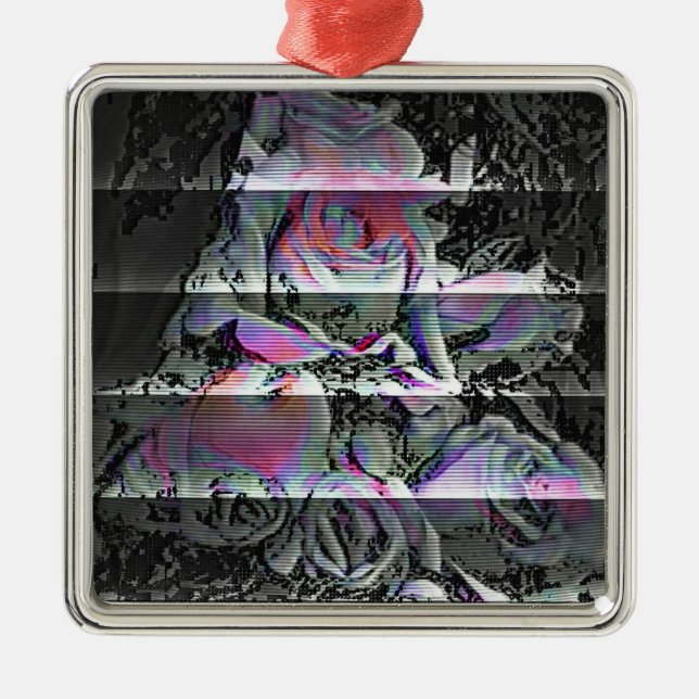 Techno Bouquet   Metal Tree Decoration (Front)