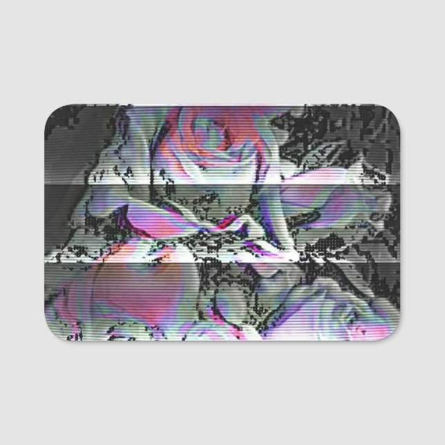 Techno Bouquet   Name Tag (Front)