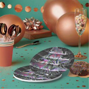Techno Bouquet  Paper Plate