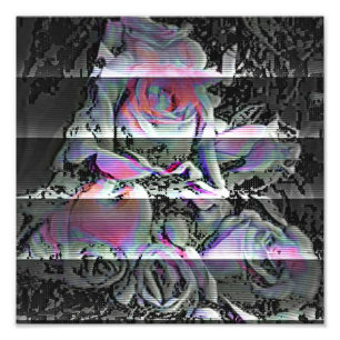 Techno Bouquet  Photo Print