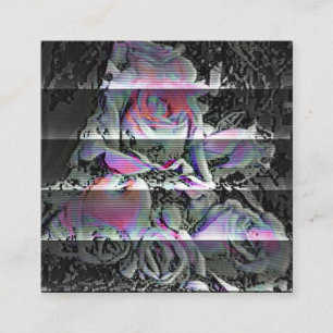 Techno Bouquet Square Business Card